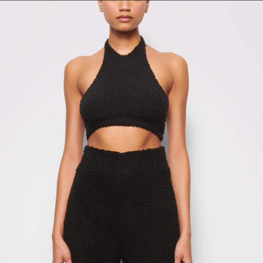 SKIMS COZY KNIT HALTER